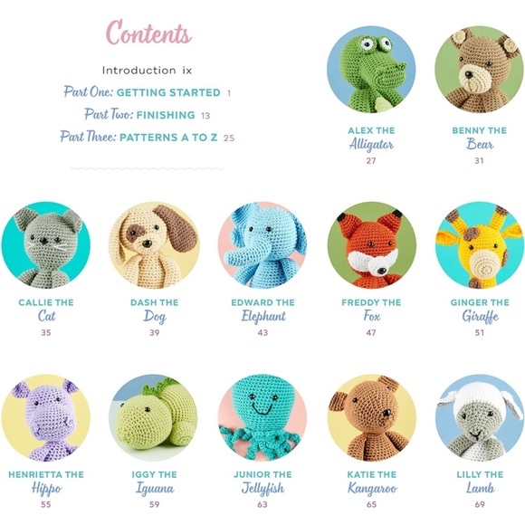 🩷🩵Crochet Cute Critters: 26 Easy Amigurumi Patterns - Picture 2 of 9
